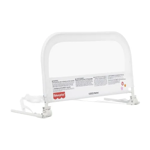 Miniatura 11 de Dream On Me Riel de cama ajustable de seguridad de malla ligera para niños pequeños, tela de malla transpirable, adecuada para todo tipo de camas