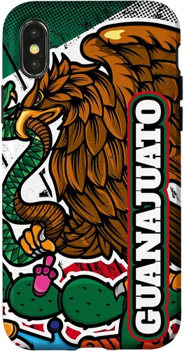 Miniatura 5 de Funda para iPhone 12 Pro Max Guanajuato, Águila de la bandera de México