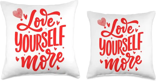 Miniatura 3 de DO YOU? LOVE YOU? Self Esteem, Motivation & Help Positive Self Help Esteem Love & Support Throw Pillow, 16x16, Multicolor