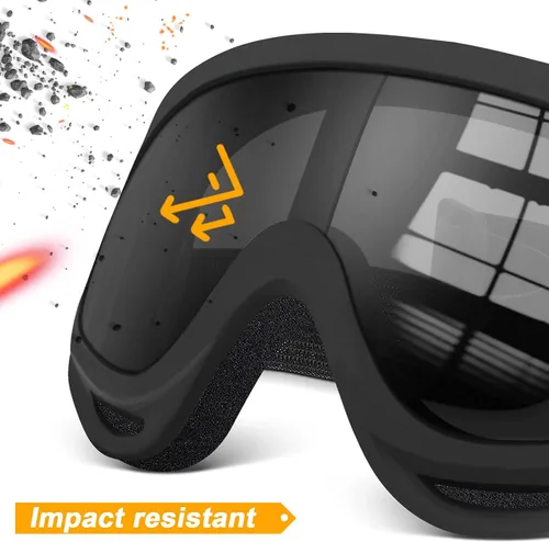 Miniatura 6 de OXG 2 pares de gafas de motocicleta aptas para casco, gafas de esquí ATV anti-UV, a prueba de polvo, resistentes al viento, gafas de motocross