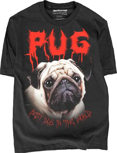 Miniatura 25 de Camiseta de Heavy Metal de los 80s con Animal en Negro - 100% Algodón - para Hombre y Mujer