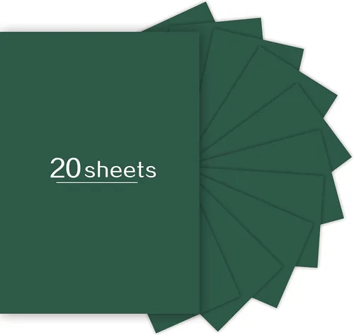 Miniatura 12 de 20 hojas de cartulina de colores de 8.5 x 11 pulgadas, papel de cartulina de colores surtidos de 8.82 oz/m² para manualidades y tarjetas, álbumes