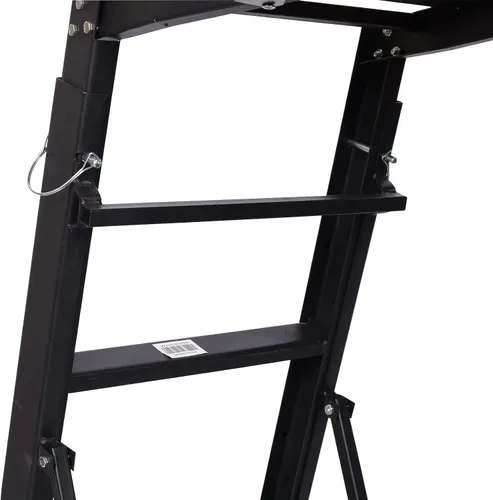 Miniatura 7 de Enredadera de motor automotriz plegable, altura ajustable, capacidad de 400 libras, enredadera de motor superior alta con cuatro ruedas, cubierta