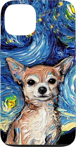 Miniatura 7 de Aja - Funda para iPhone 17, diseño de perro de noche estrellada, color marrón