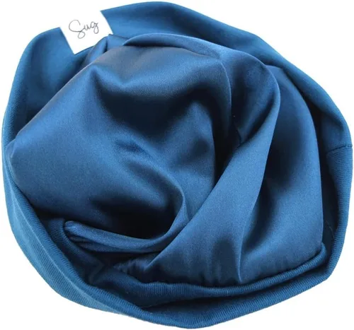 Miniatura 19 de Gorro de punto para recién nacido, para niños y niñas, con forro de satén sedoso, gorro para niños pequeños