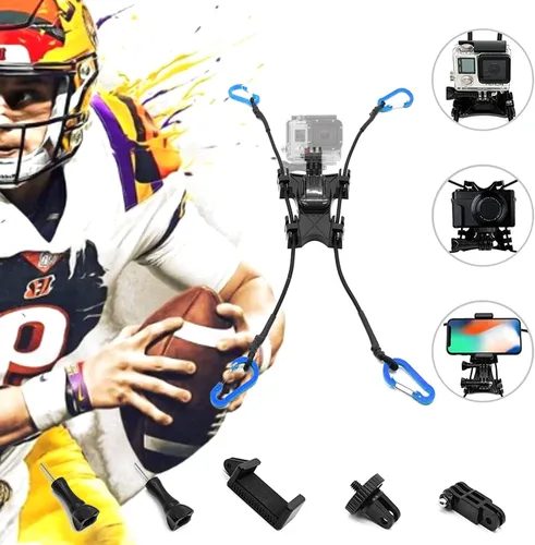 Miniatura 2 de Soporte de valla compatible con iPhone Mevo Start y otras cámaras de acción para softbol, tenis, béisbol, fútbol, red / cadena de enlace