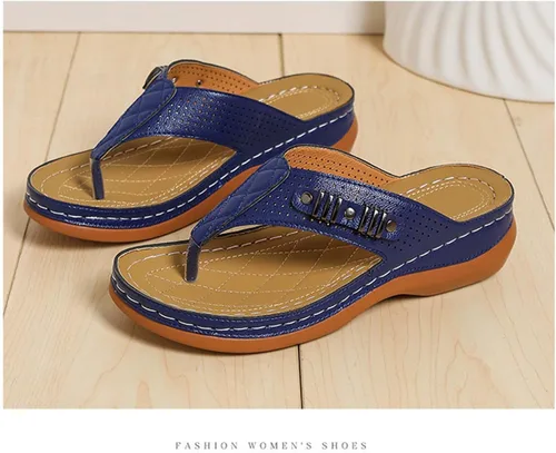 Miniatura 5 de Sandalias elegantes de verano con punta abierta para mujer, con hebilla al tobillo, con clip, para playa, viajes, caminar