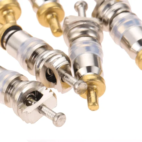 Miniatura 8 de Kit de instalación de removedor de núcleo de válvula R12 R22 R410A, 3 válvulas de bola SAE de 45° 1/4 pulgadas, 10 núcleos de válvula, 2 puertos