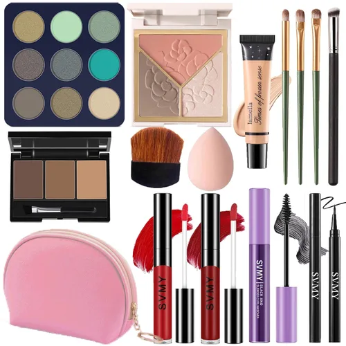 Miniatura 12 de Set de maquillaje para mujeres, kit de maquillaje para principiantes y profesionales, juego de maquillaje para adolescentes y adultos, regalo