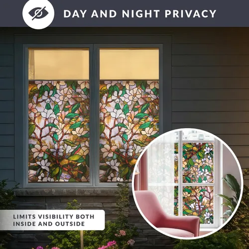 Miniatura 7 de Artscape 01 – 0113 24" x 36" Magnolia Diseño Ventana Cine Multicolor