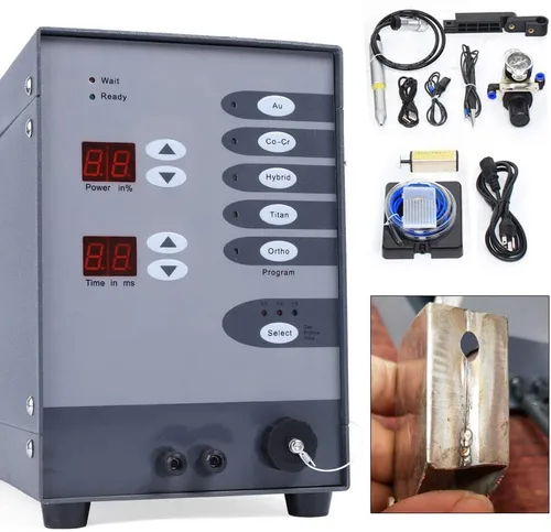Máquina automática de soldadura por puntos CNC, máquina de soldadura de mano portátil para metal, kits de soldador de joyas permanentes de 110 V/60