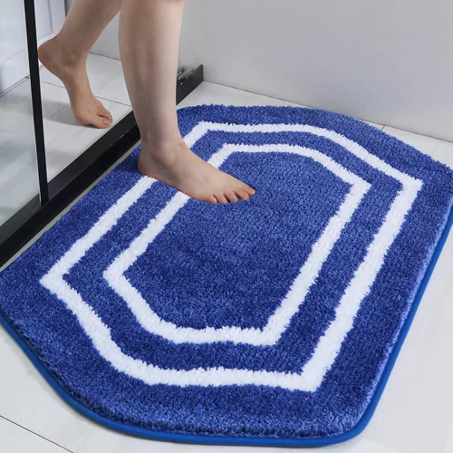 Miniatura 16 de COSY HOMEER Alfombras de Baño Extra Gruesas para Baño - Juegos de Alfombras Antideslizantes de Lino de Baño Suave Felpa 100% Poliéster Fuerte Sala
