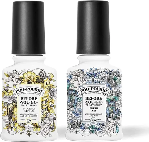 Miniatura 10 de Poo-Pourri Before-You-Go - Aerosol para inodoro, boombox para baño, set de regalo de 2 onzas líquidas, cítricos originales y aire fresco