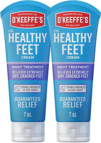 Miniatura 11 de O'Keeffe's for Healthy Feet Night Treatment Crema para pies, tubo de 3 onzas (paquete de 2), alivio nocturno garantizado para pies extremadamente