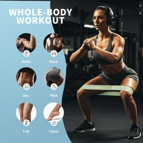 Miniatura 4 de Banda de resistencia portátil para gimnasio en casa, entrenamiento al aire libre, equipo auxiliar para entrenamiento de fuerza, yoga, pilates