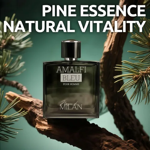 Miniatura 3 de Fragancia en espray prémium para hombre, 3.4 fl oz, Eau de Parfum, madera ámbar de larga duración, cítrico, picante, aroma cálido para el uso diario