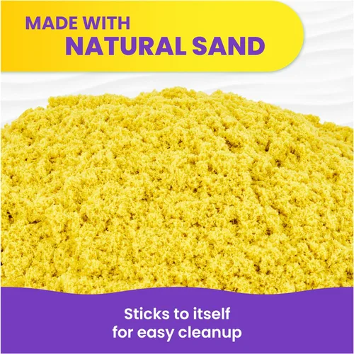 Miniatura 14 de Kinetic Sand, Paquete de 20 huevos con arena de juego roja, amarilla y azul de 3.3 libras para caza de huevos, recuerdos de fiesta y bolsas
