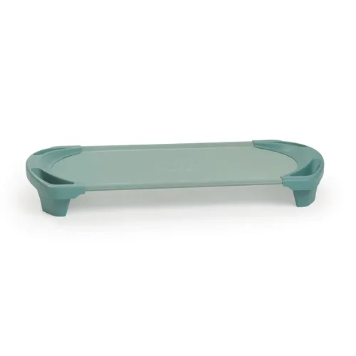 Miniatura 26 de Angeles SpaceLine - Juego de 4 catres para siesta para niños, guardería y preescolar, tamaño pequeño, color verde azulado Verde Azulado Verde