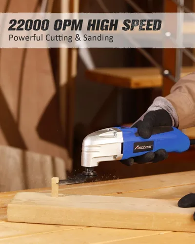 Miniatura 2 de AVID POWER Herramienta oscilante, 22000 OPM, multiherramienta oscilante eléctrica con ángulo de oscilación de 3°, corte, lijado, rectificado
