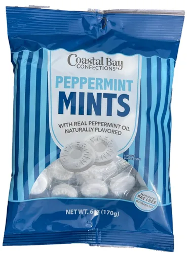 Miniatura 2 de Coastal Bay - Paquete variado de mentas sin grasa 2 sabores – Menta verde invierno y menta Ideal para platos de dulces de oficina, Halloween