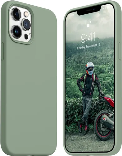 Miniatura 21 de JELE Funda a prueba de golpes diseñada para iPhone 11, funda de teléfono de silicona líquida con [forro de microfibra suave antiarañazos]