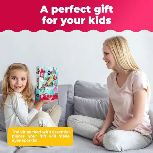 Miniatura 5 de Halmolife Kit de arte de diamantes para niños, kit de arte y manualidades de pintura de gemas para edades de 6 a 12 años, regalos para niños y niñas