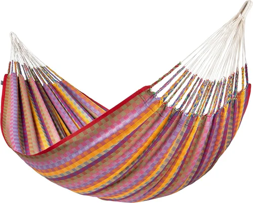 LA SIESTA Hamaca de flora, transforma tu patio trasero o porche en un oasis de relajación, algodón ultrasuave, máximo 440 libras, hamaca familiar,