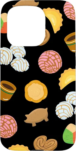Miniatura 13 de Conchas Pan Dulce Pattern Black Phone Case Latina Gift Case Case for iPhone 17