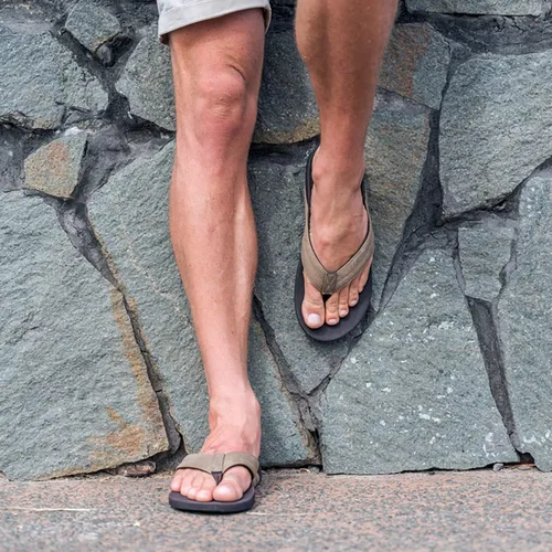 Miniatura 6 de Sandalias ortopédicas Snapper para hombre, elegantes y cómodas sandalias ortopédicas con soporte de arco biomecánico correa de lona duradera