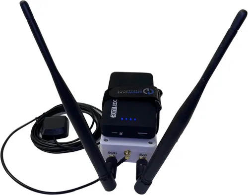 Miniatura 3 de Stratux ADS-B Receptor de doble banda para aviación meteorológica y tráfico - WAAS GPS externo, AHRS, paquete de baterías, montaje de succión