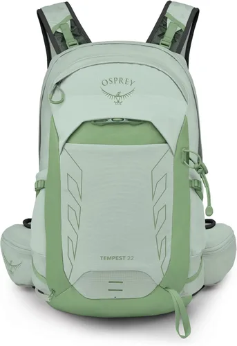 Miniatura 6 de Osprey Tempest 22L Mochila ligera de senderismo para mujer, mochila pequeña para viajes y campamentos, verde menta helada/Botánica