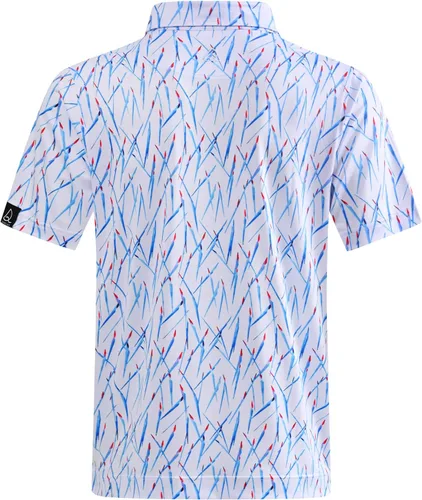 Miniatura 12 de DEOLAX Camisa de golf para hombre, con estampado de moda, atlética, de manga corta, clásica, casual, ajuste seco, suave, para hombres