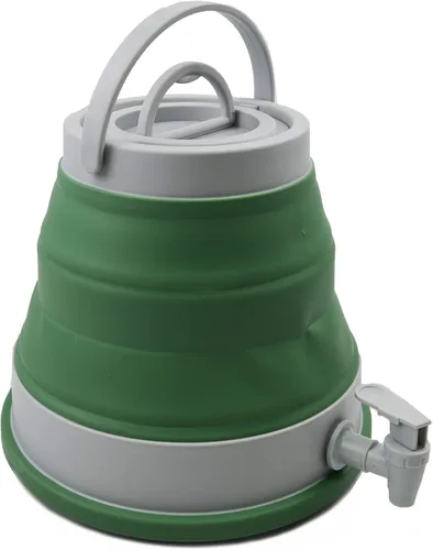 SAMMART 6L (1.6 galones) transportador de agua portátil, contenedor de agua plegable, cubo de emergencia, almacenamiento de agua al aire libre para