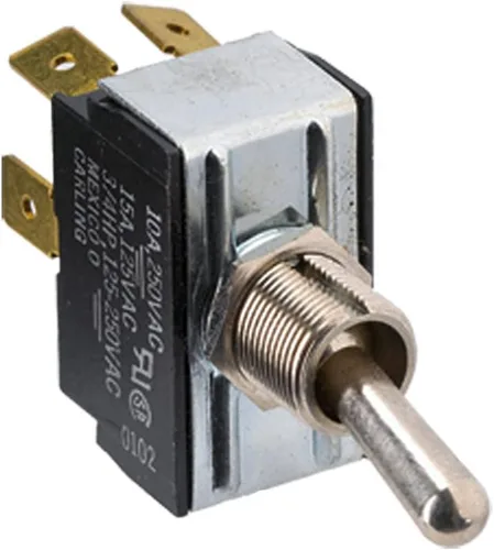 Paneltronics Interruptor de palanca de metal DPDT ON/OFF/ON