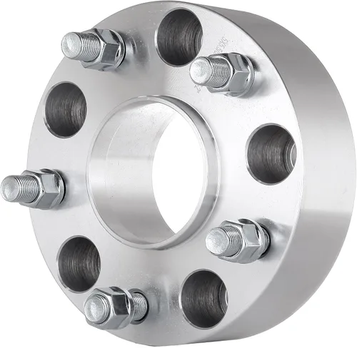 Miniatura 8 de SCITOO 2 separadores de rueda de 5 x 5.5 pulgadas, adaptadores espaciadores de rueda de 2 pulgadas con pernos de 9/16 de 3.063 in, 5 lengüetas