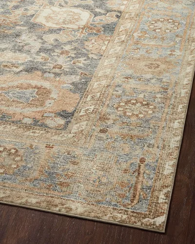 Miniatura 10 de Loloi Colección Margot MAT-03 - Alfombra de pasillo de 2 pies 6 pulgadas x 11 pies 6 pulgadas, océano/especias, con CloudPile, alfombra de área