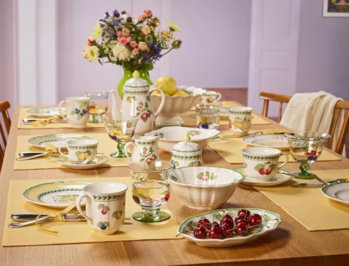 Miniatura 4 de Villeroy & Boch French Garden Fleurence - Plato para ensalada, 8.3 in, color blanco y multicolor