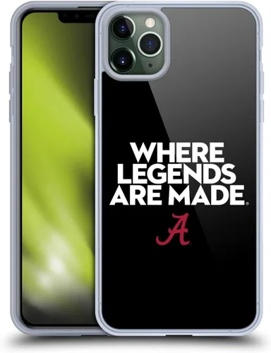 Miniatura 286 de Head Case Designs Funda de gel suave con licencia oficial de la Universidad de Alabama UA Collage compatible con Apple iPhone 13 Pro Max