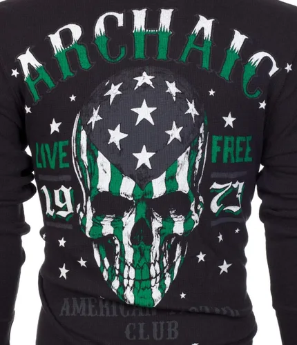 Miniatura 7 de Archaic by Affliction - Camisa térmica para hombre, color negro