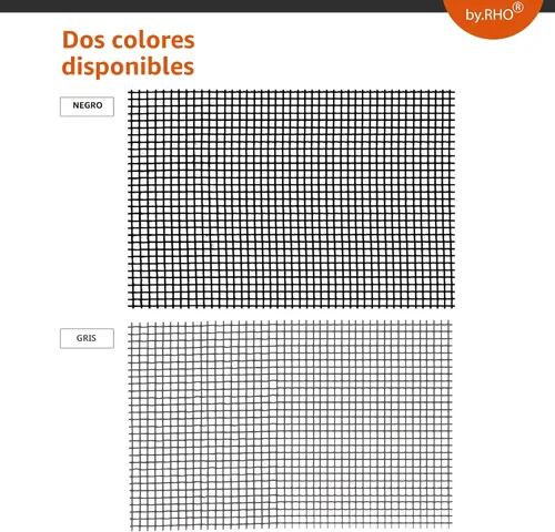 Miniatura 8 de by.RHO Kit de cinta para reparación de mosquitero (Negro, 2" x 4,6 m) para desgarros y agujeros en mosquiteros de ventana y puerta. Cinta adhesiva