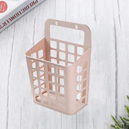 Miniatura 4 de Zerodeko Cesta de plástico para la ropa, rosa, plegable, ligera, 15 x 15 x 12 pulgadas
