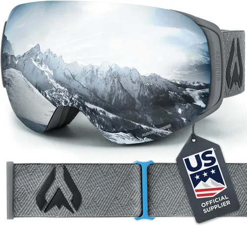 Miniatura 12 de Wildhorn Roca - Gafas de esquí para hombres y mujeres con protección antiempañamiento/arañazos 100% UV - Lente magnética - Gafas de nieve