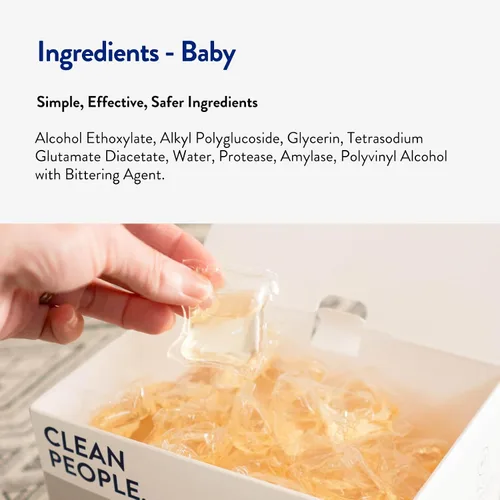 Miniatura 7 de The Clean People Cápsulas de detergente para ropa - Envase reciclable, hipoalergénico, lucha contra las manchas - Jabón de ropa ultraconcentrado