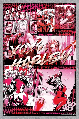 Miniatura 13 de Trends International DC Comics - Póster de pared de Harley Quinn, Good To Be Bad, 14.725 x 22.375 pulgadas, versión enmarcada plateada Versión