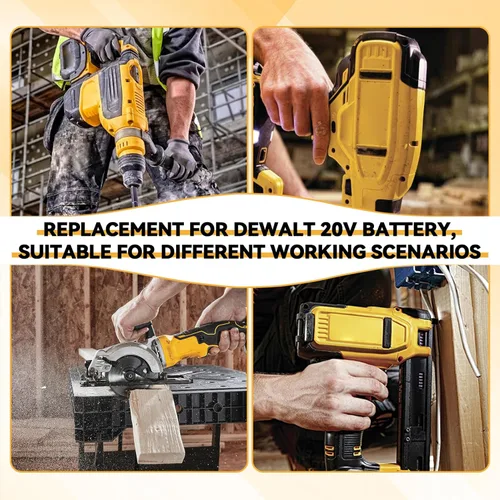 Miniatura 7 de DCB200 - Batería de repuesto de 8.0Ah para Dewalt 20V compatible con herramientas eléctricas inalámbricas Dewalt DCB200 DCB201 DCB203 DCB206 DCB207