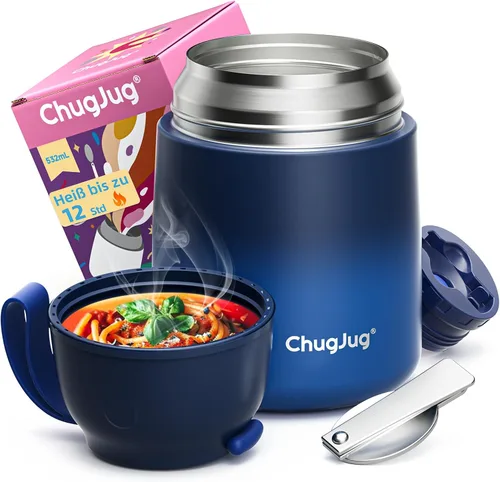 Miniatura 21 de Termo de sopa de 15 onzas para comida caliente para niños, tarro de comida aislado con cuchara, recipiente térmico para almuerzo, boca ancha vacío