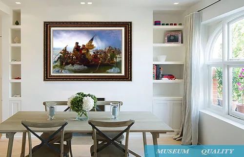 Miniatura 2 de ELITEART - Washington Crossing the Delaware por Emanuel Gottlieb Leutze pintura al óleo de reproducción de pinturas al óleo giclée impresiones