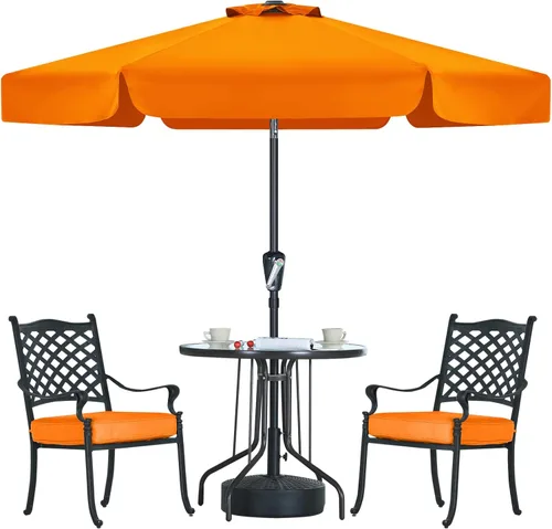 Miniatura 28 de MASTERCANOPY Sombrilla de Patio Valance para Mesa de Exterior Market - 8 Varillas (9 pies, Turquesa)