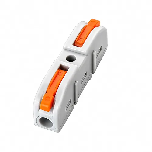 Nineleaf Conectores de cable de palanca, conectores compactos de empalme de alambre en línea, terminales eléctricos modulares reutilizables 1 en 1