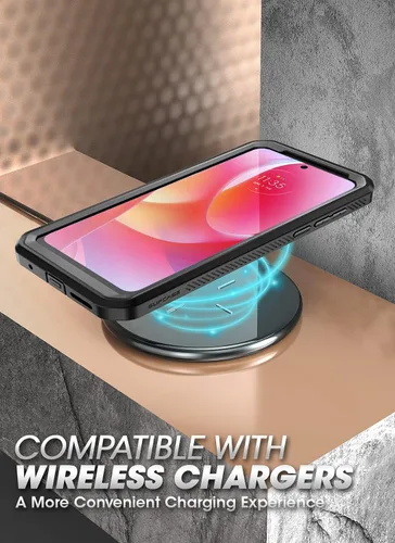 Miniatura 7 de SUPCASE Unicorn Beetle Pro Series - Funda para Moto G Power 2022, funda resistente de cuerpo completo con clip para cinturón y soporte con protector
